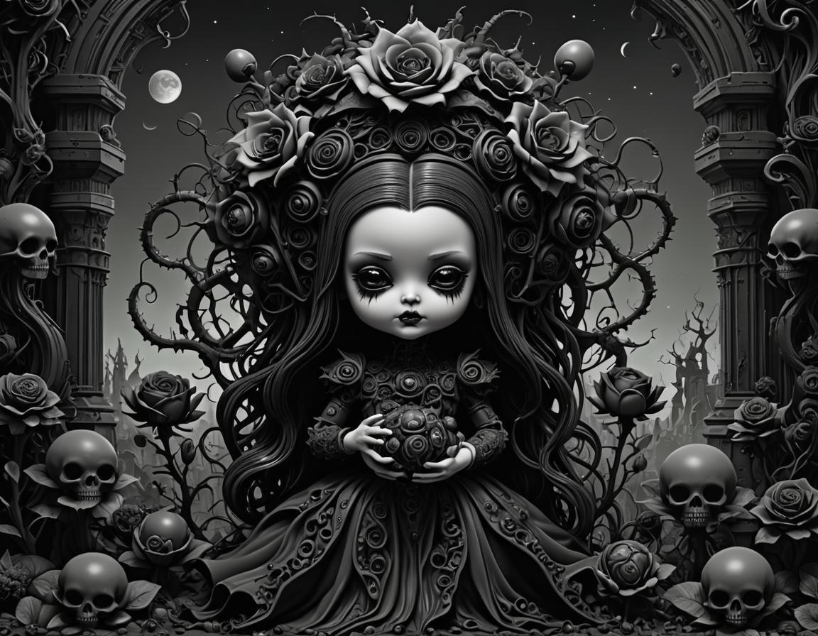 Chibi Lilly Munster