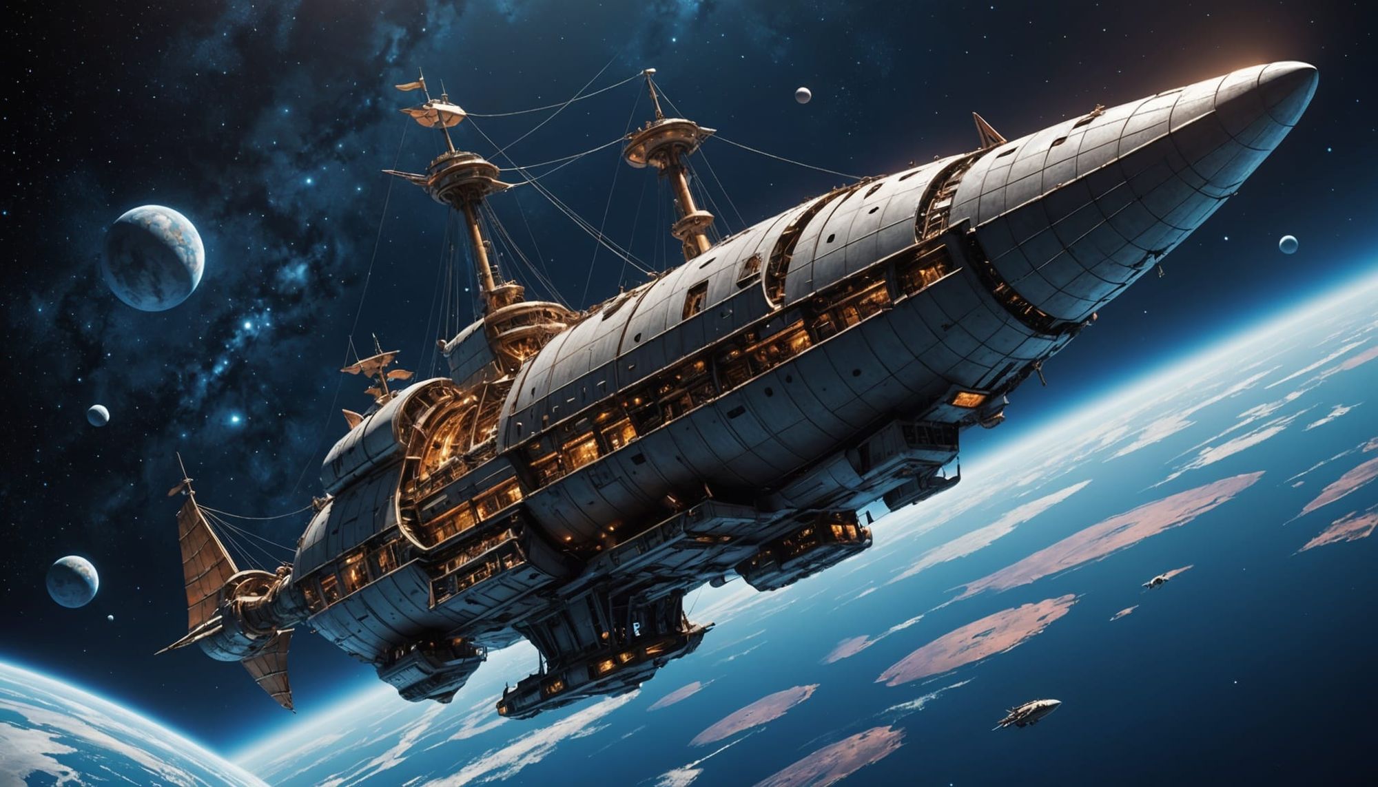 Space caravel