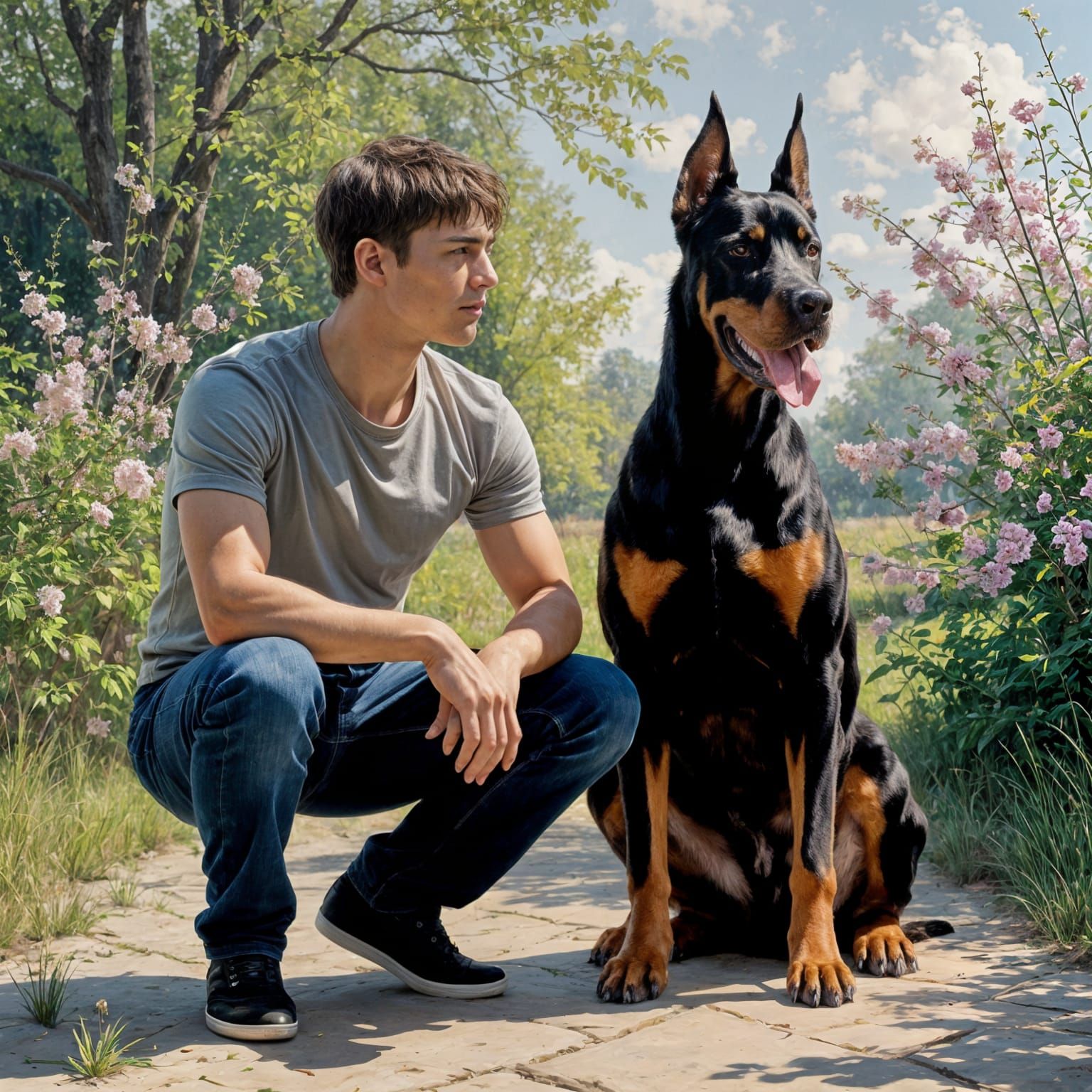 With my Pet  by @Andre R