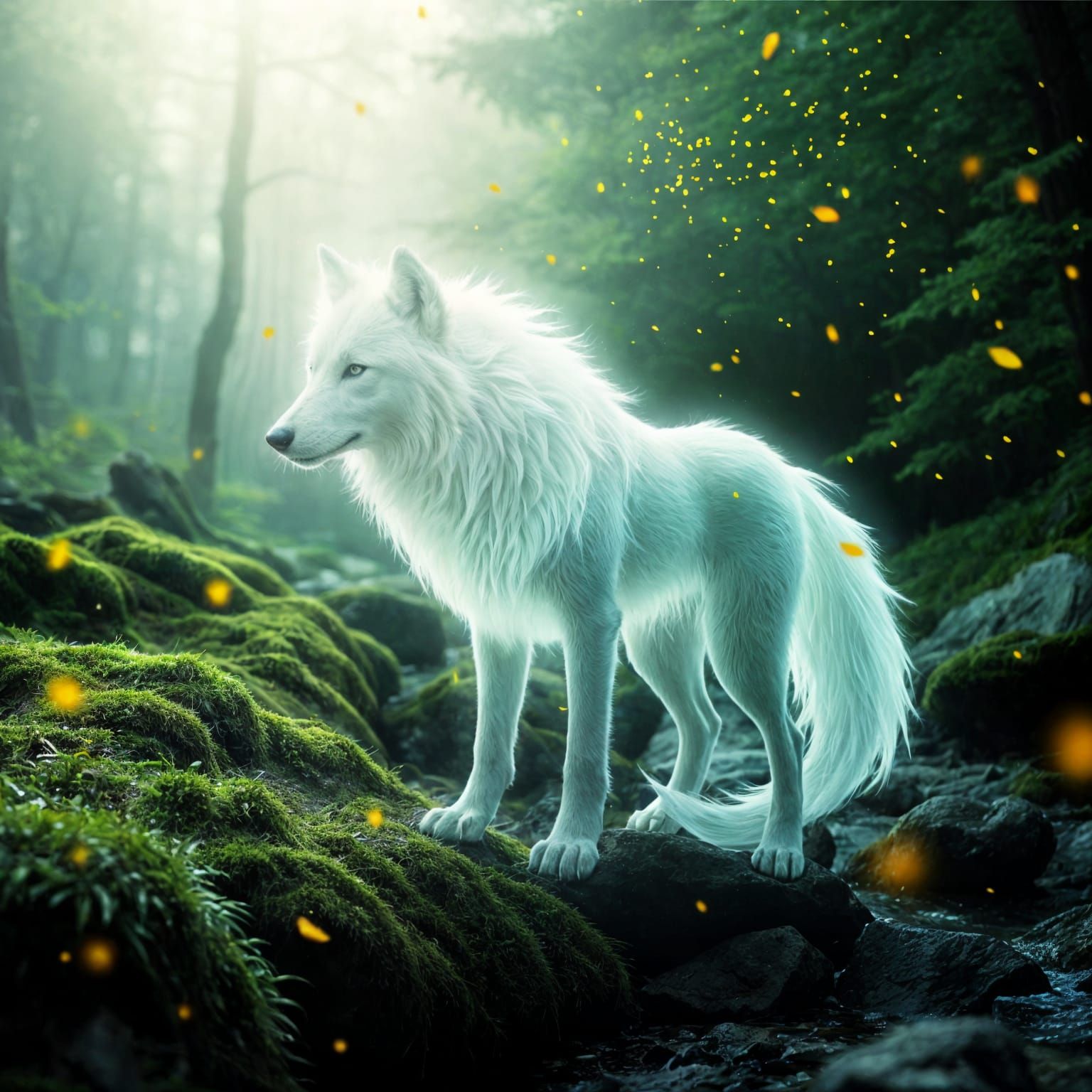 Ghost Wolf  by @Andre R