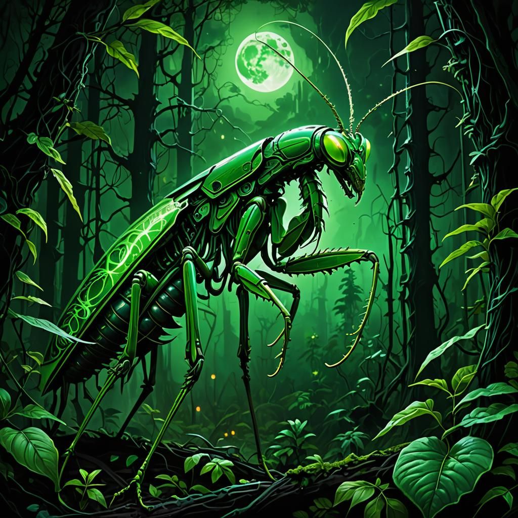 Future preying mantis