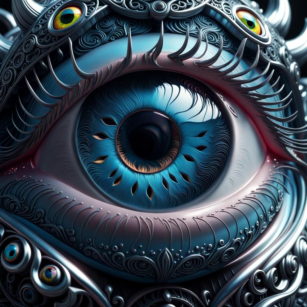 Giant eye - AI Generated Artwork - NightCafe Creator