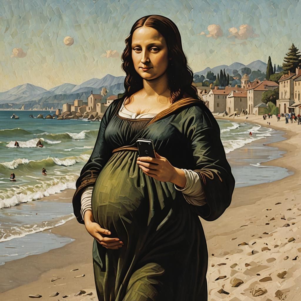 Mona Lisa on Vacation