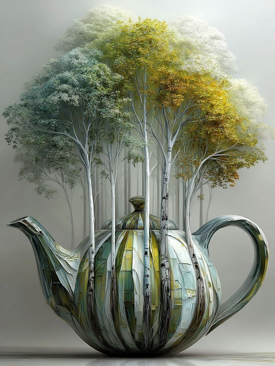 Forest in a teapot