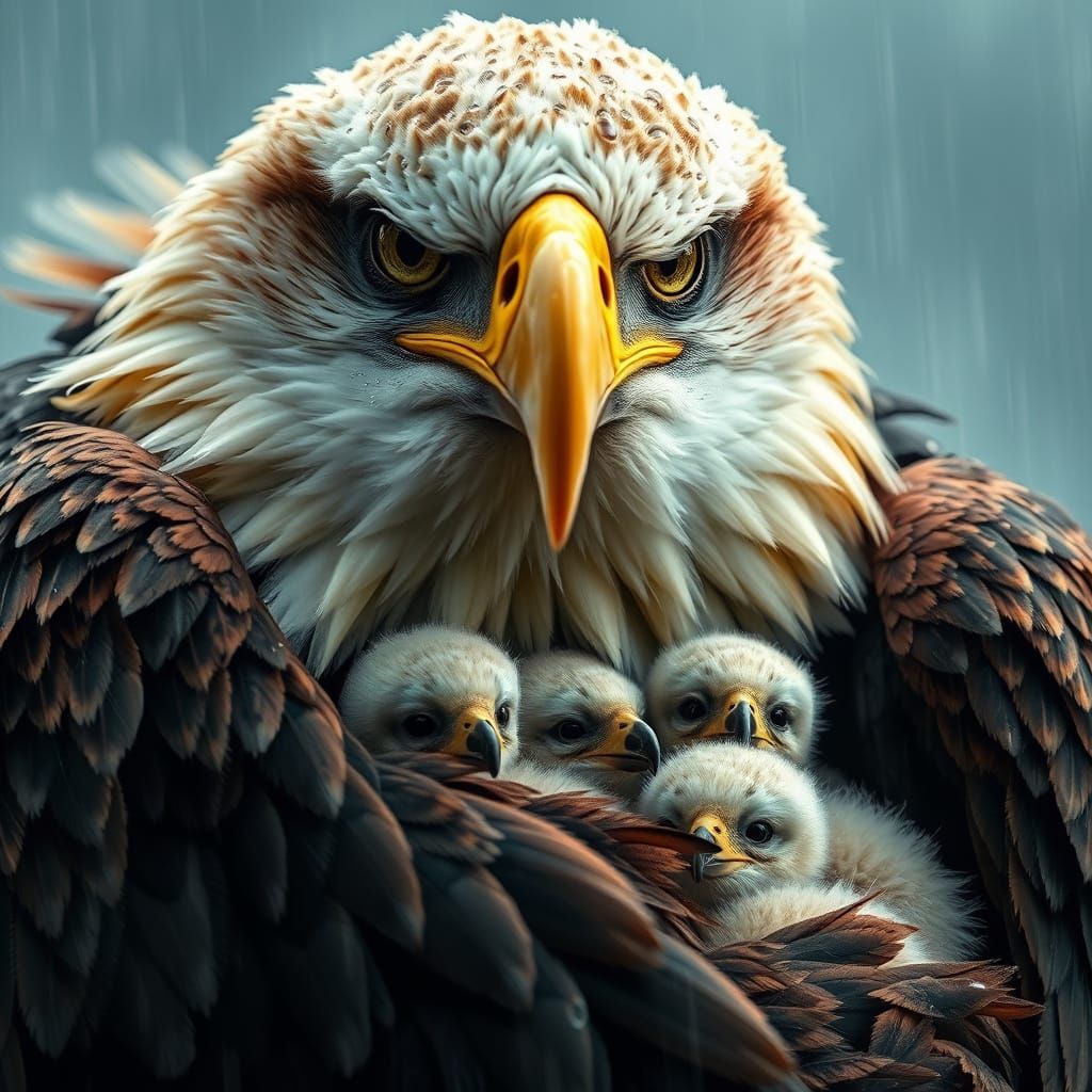 He shall cover thee with his feathers, and under his wings shalt thou trust... Psalms 91:4  by @Kaydenpat