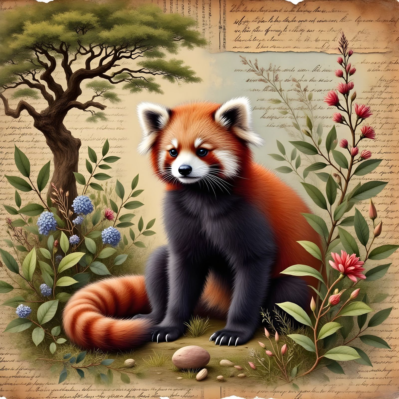 Red Panda  by @Ailee