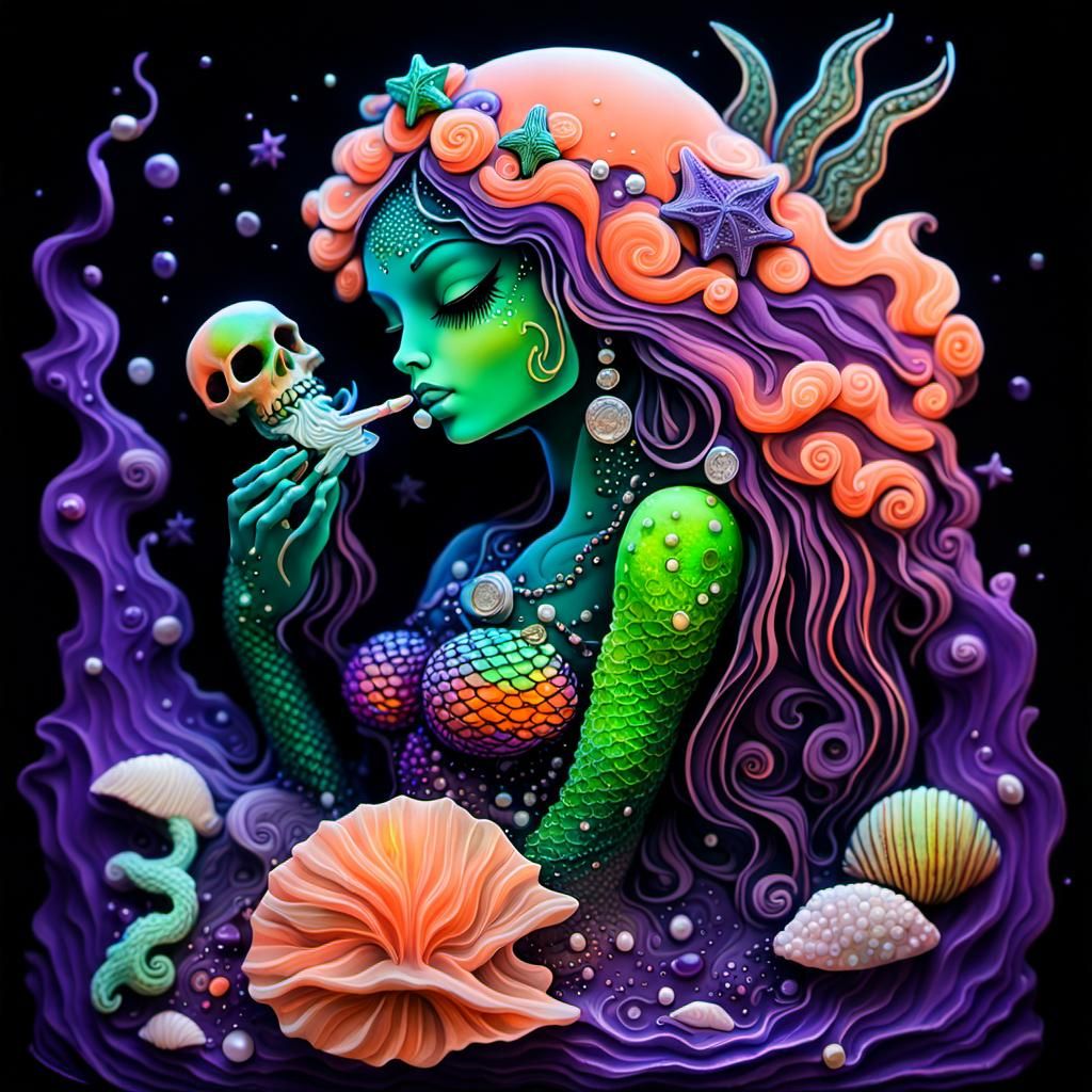 Amethyst Smoking Sativa Indica Mermaid
