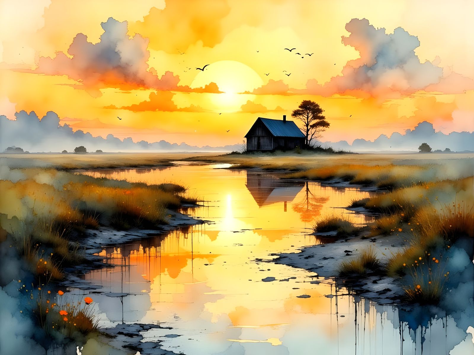 Serene Marsh  by @Lore 