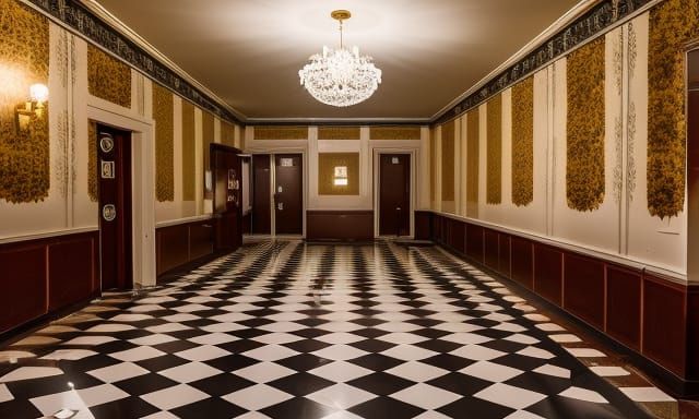 Room 237 Of The Overlook Hotel From The Movie The Shining. - Ai Generated  Artwork - Nightcafe Creator