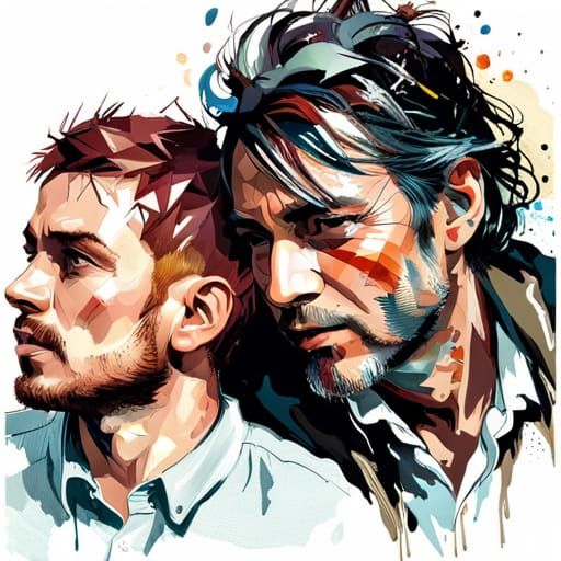 Father & Son - AI Generated Artwork - NightCafe Creator