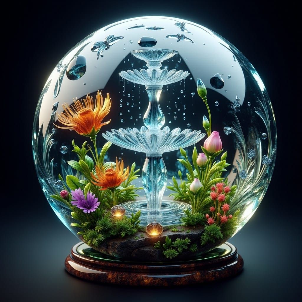Glass orb