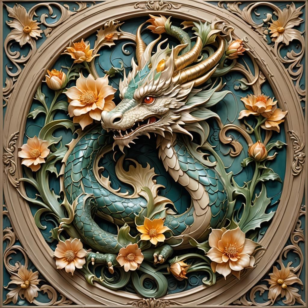 Ceramic dragon