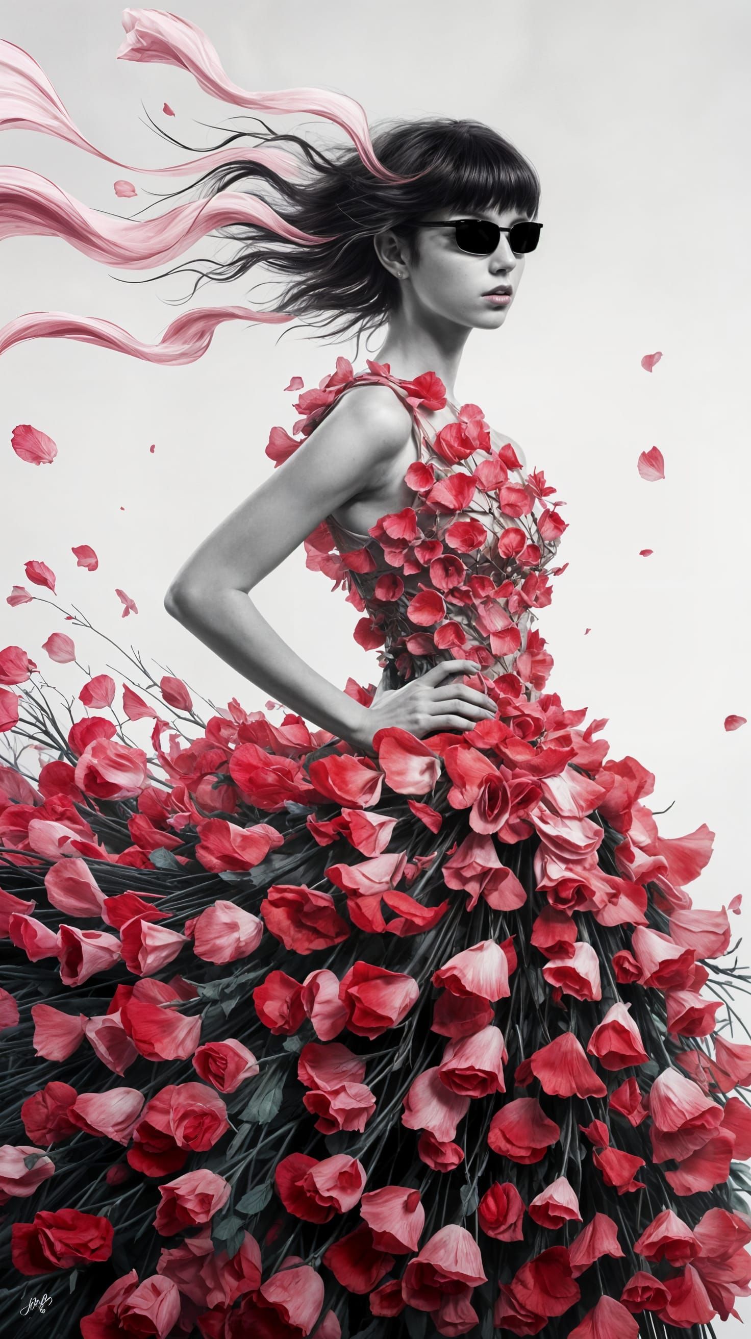 the roses dress