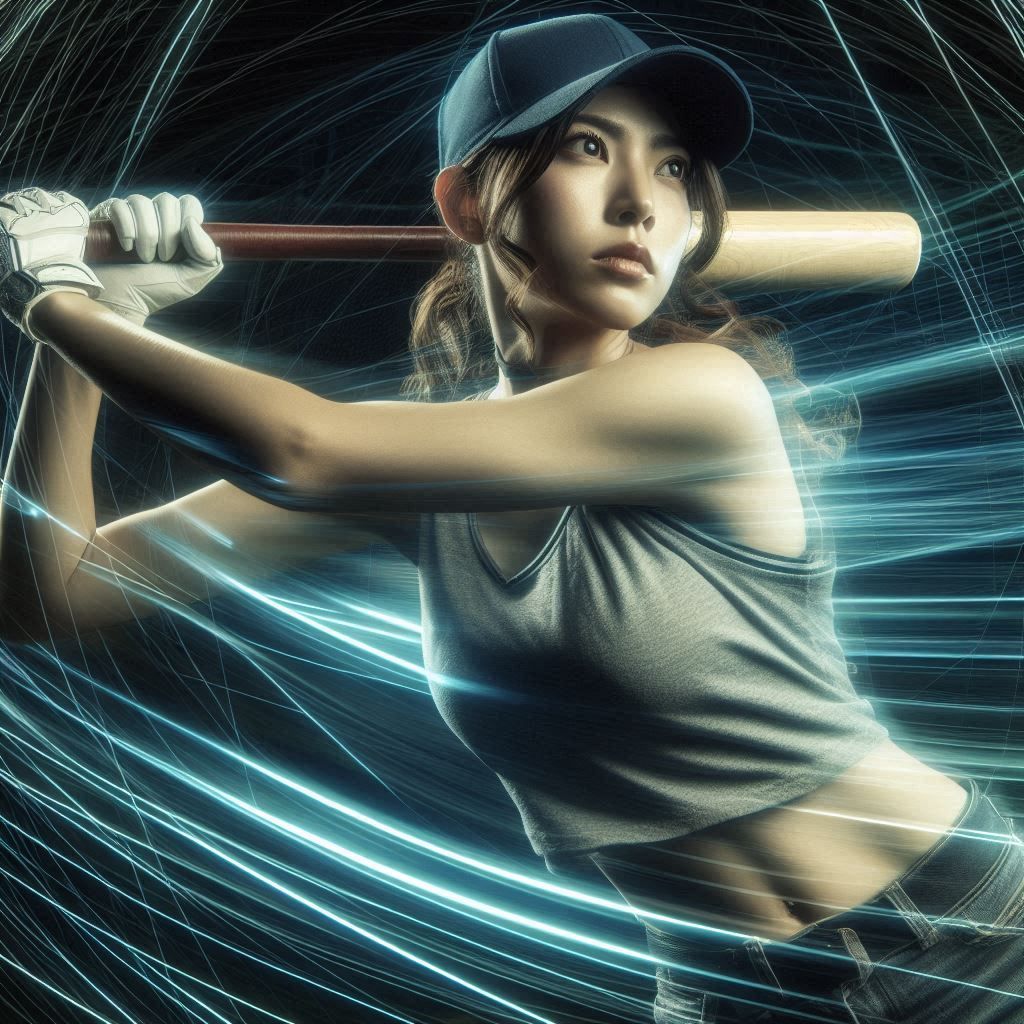 Cute baseball player