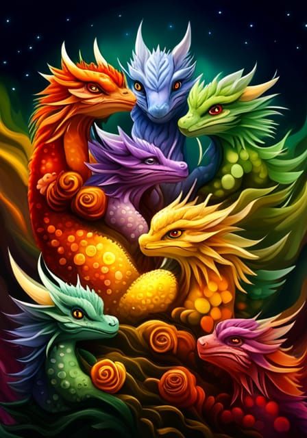 A Thunder of Dragons  by @Jerri Bee