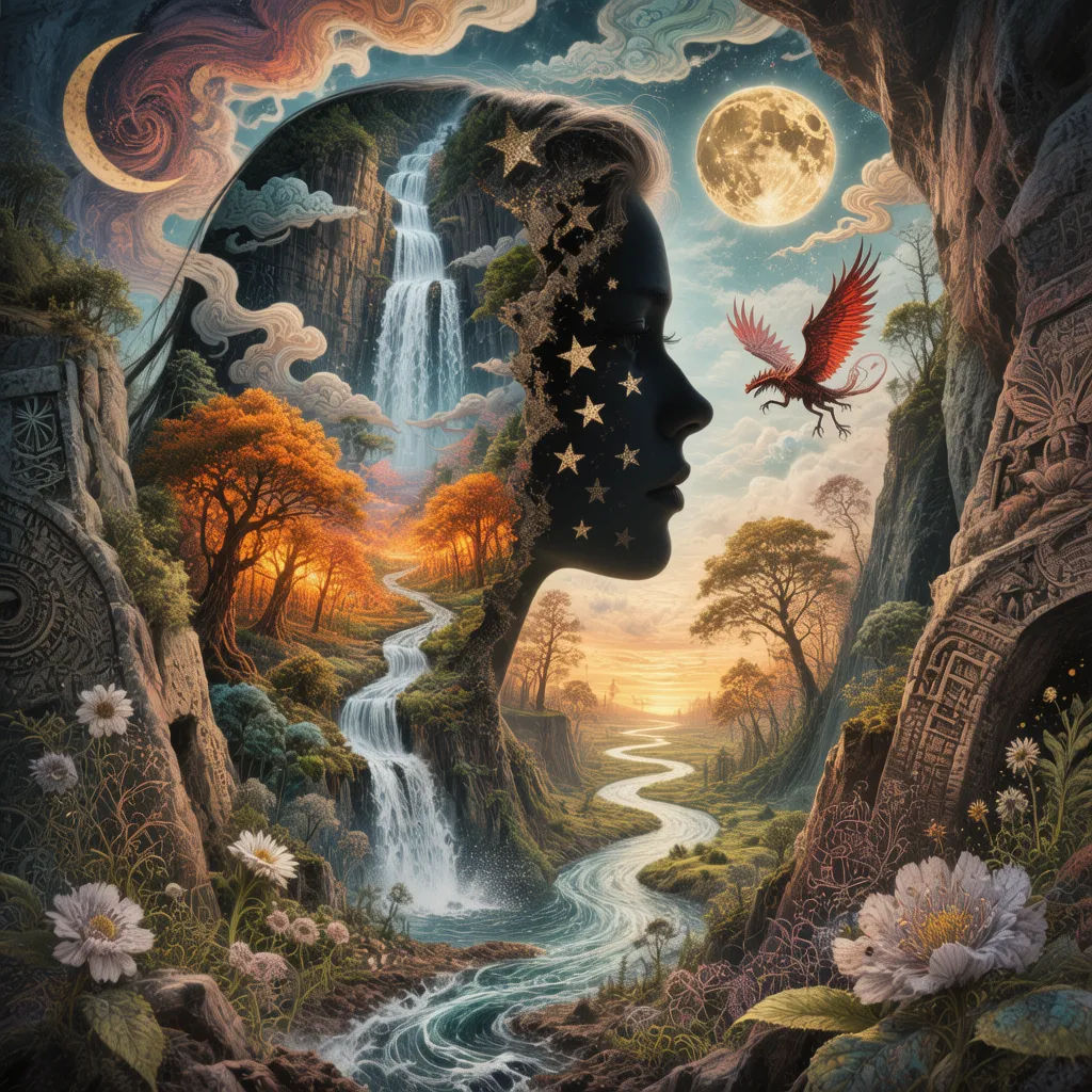 surrealistic portrait