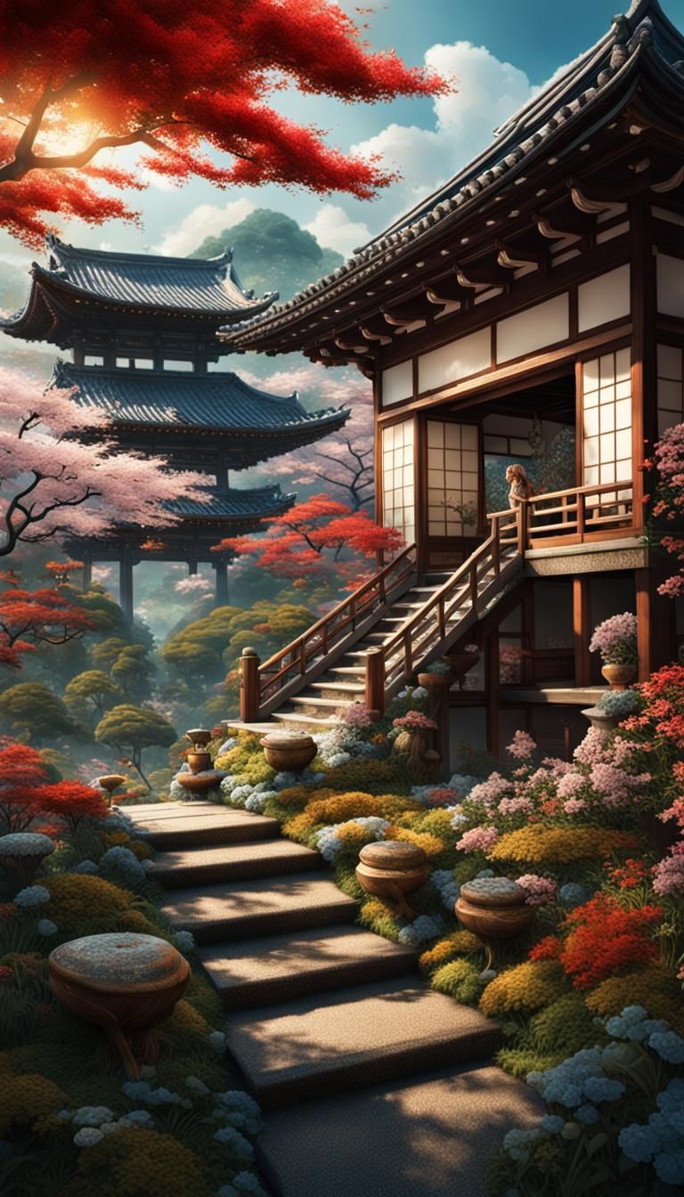 Japanese Garden  by @Rose