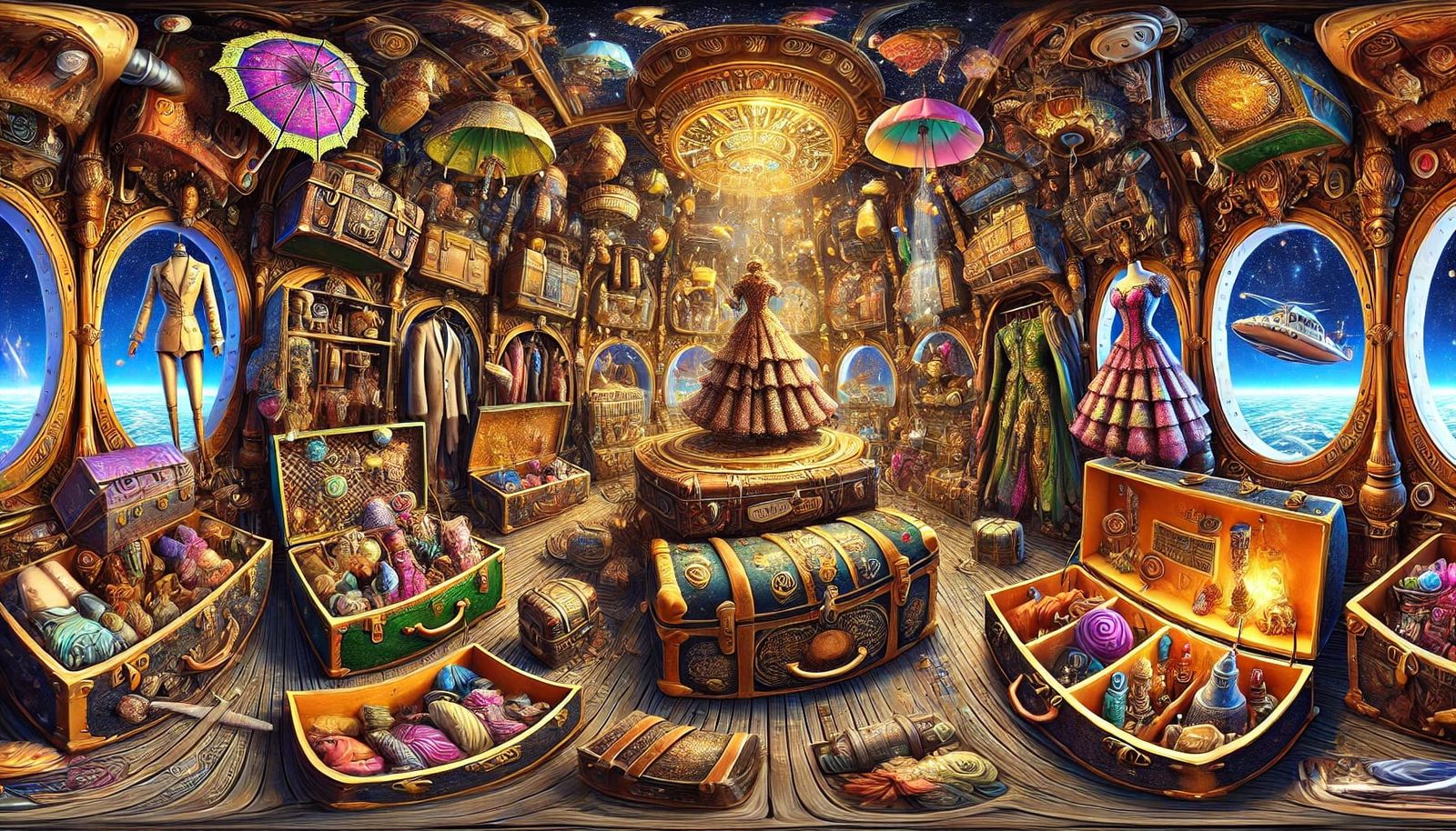 Madame Esmeralda Astronaut’s enchanted luggage compartment #...