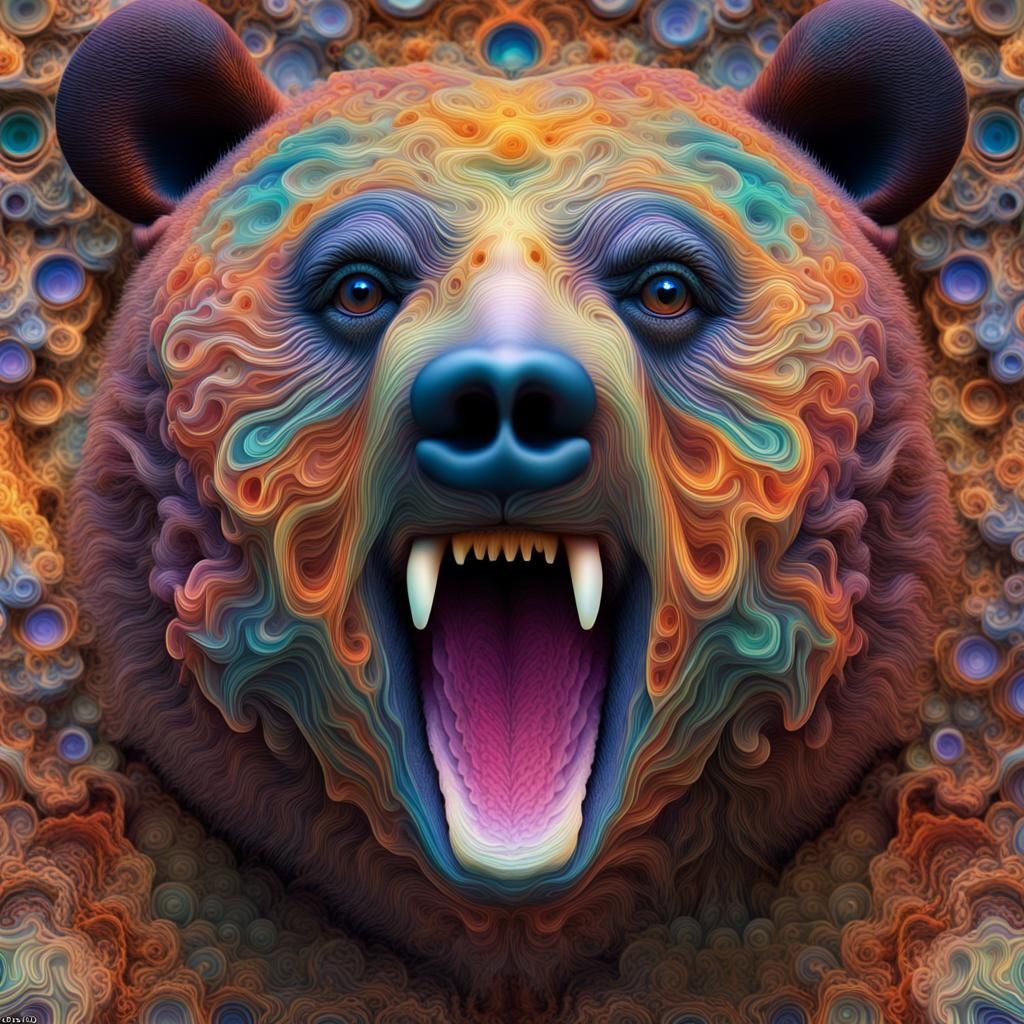 Maximalist Perfection: an elaborate microphotograph of Bear- all ...