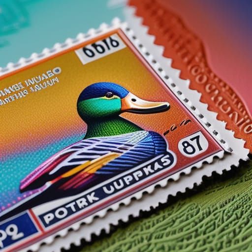 a duck traveling  by @Maluna