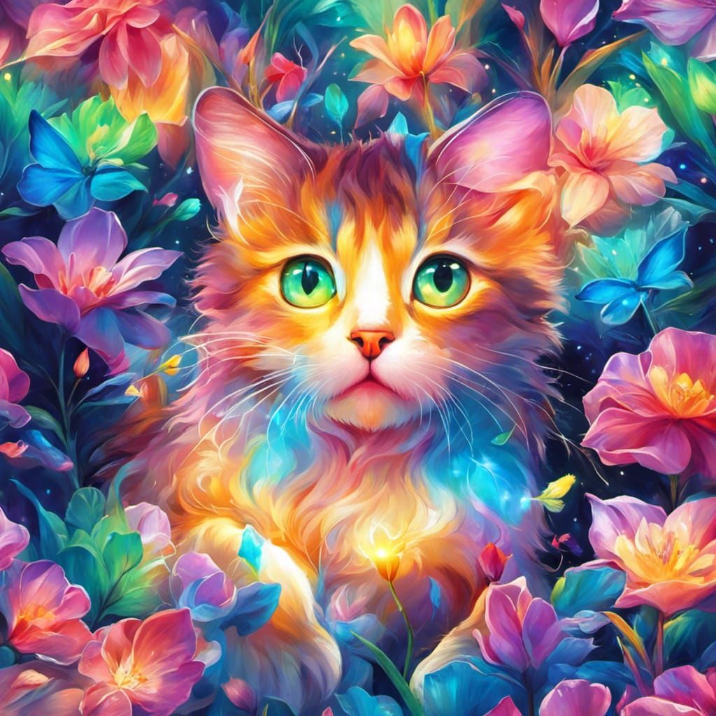 Rainbow Kitty