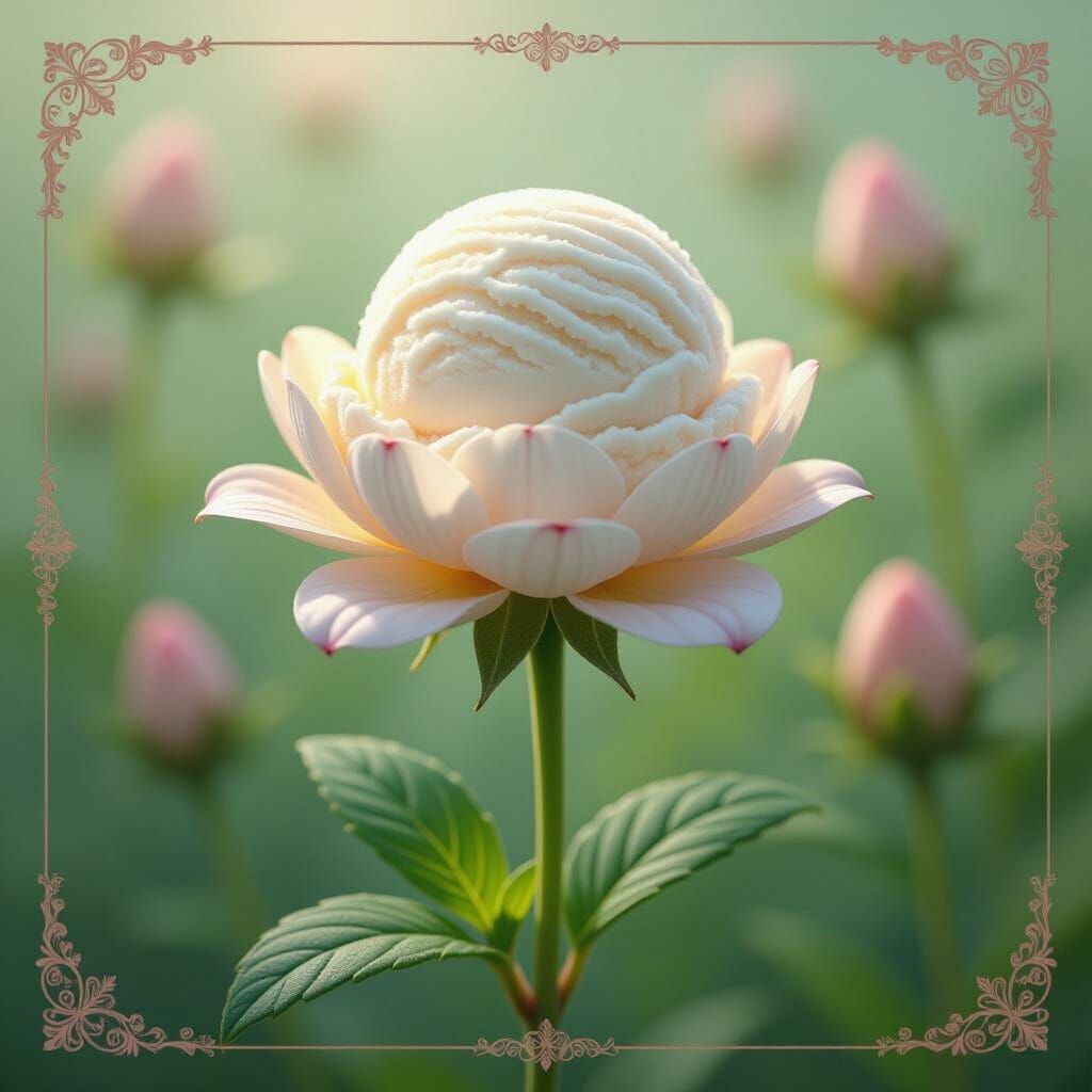 Ice Cream Flower  by @Helix