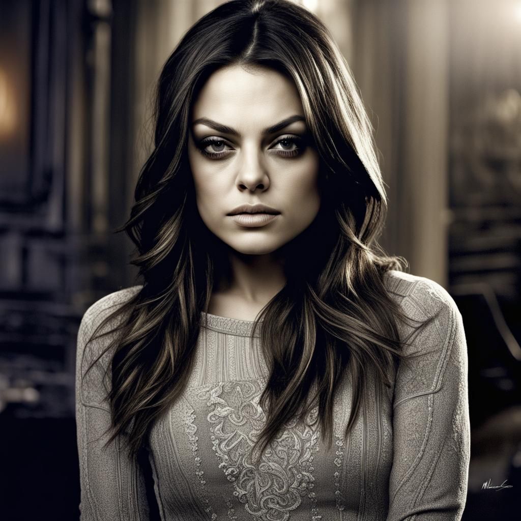 Mila Kunis - AI Generated Artwork - NightCafe Creator