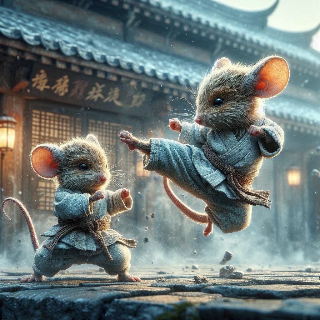 Karate Mouse match