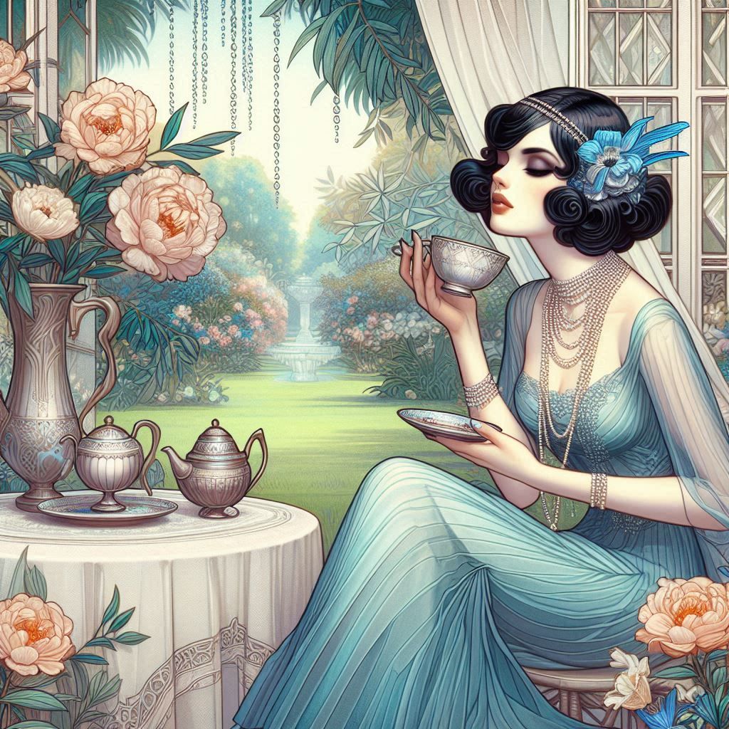 Art Deco <lora:The Gibson Girl:1.0> 