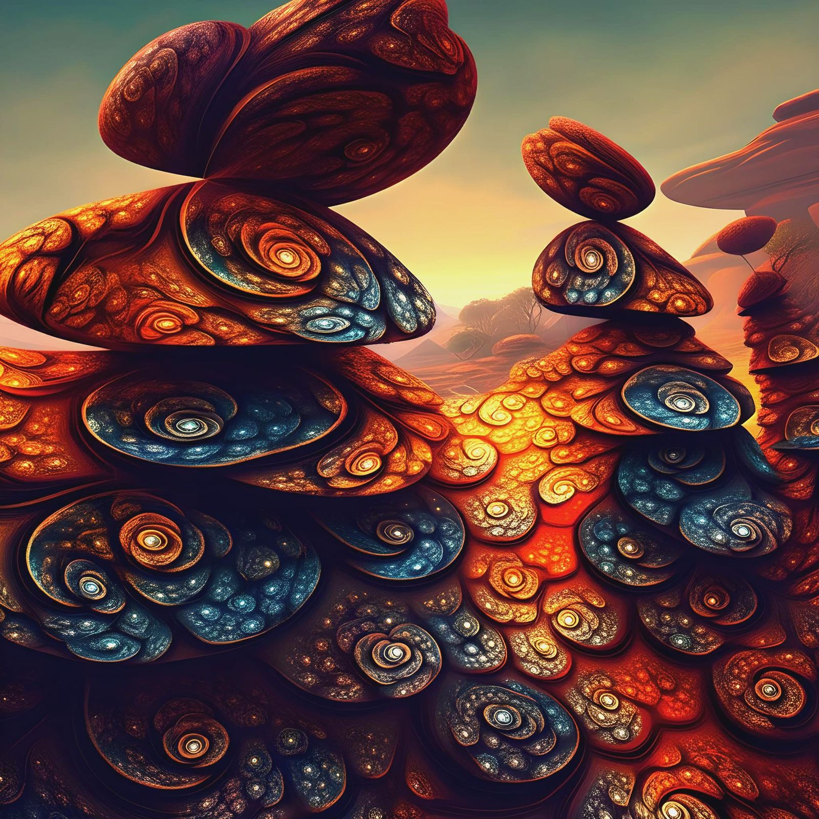 Cosmic Rock Painting