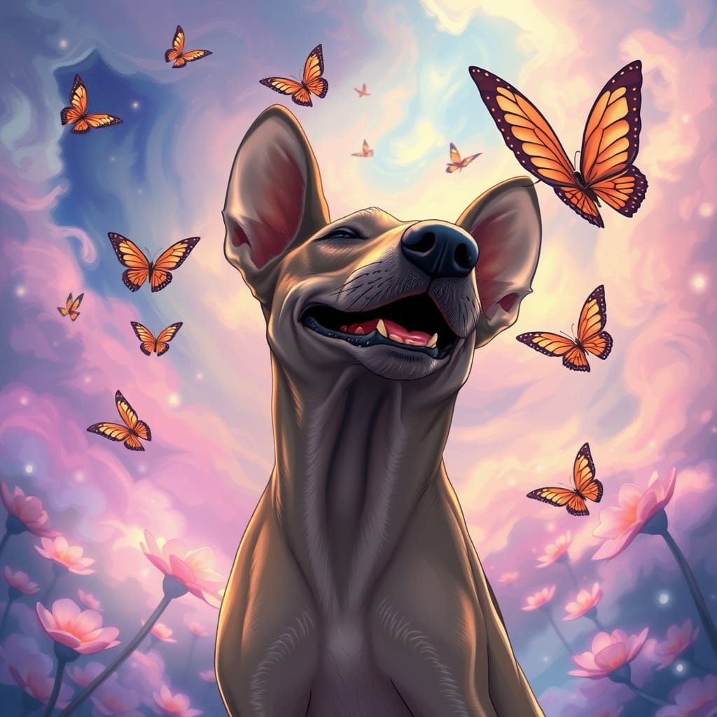 Joyful Thai Ridgeback in Anime Paradise