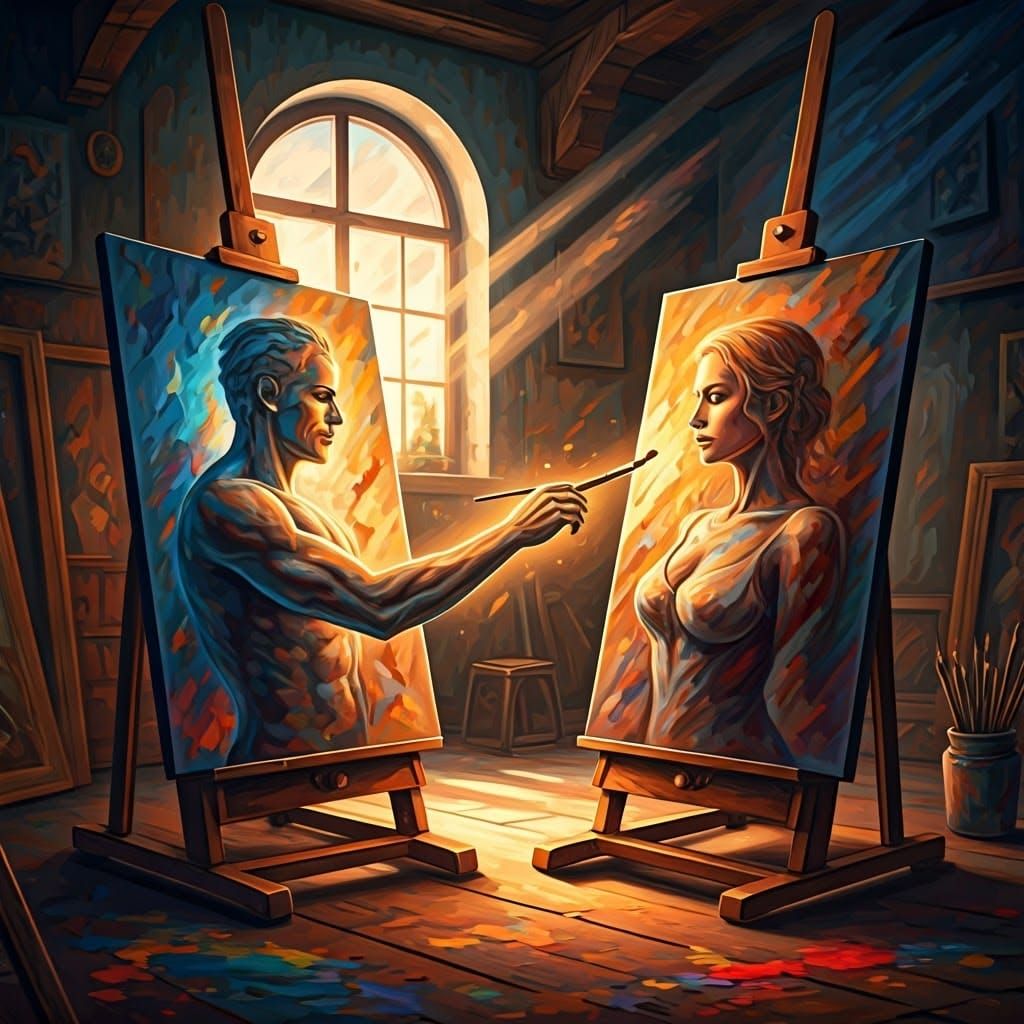 “The Final Stroke”  by @mgafner