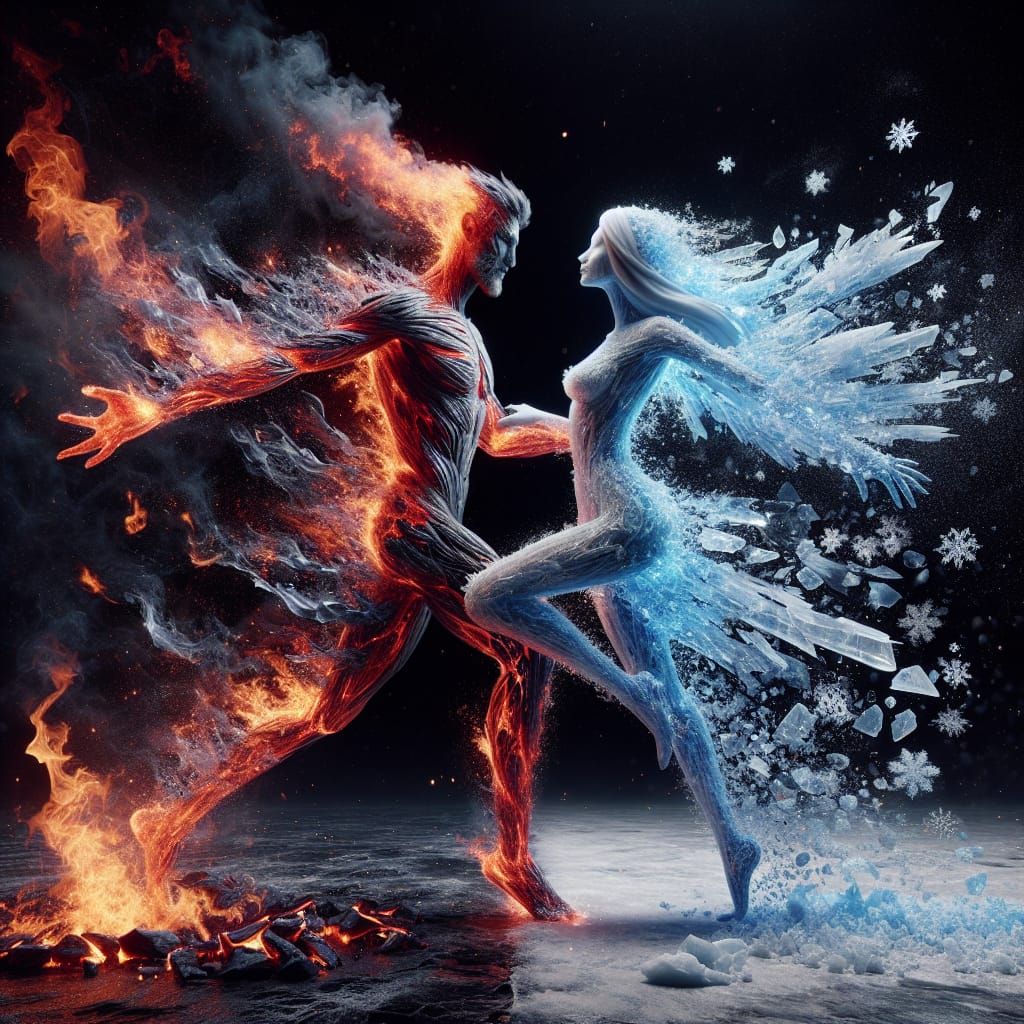 Fire and Ice  by @Karen Ridley