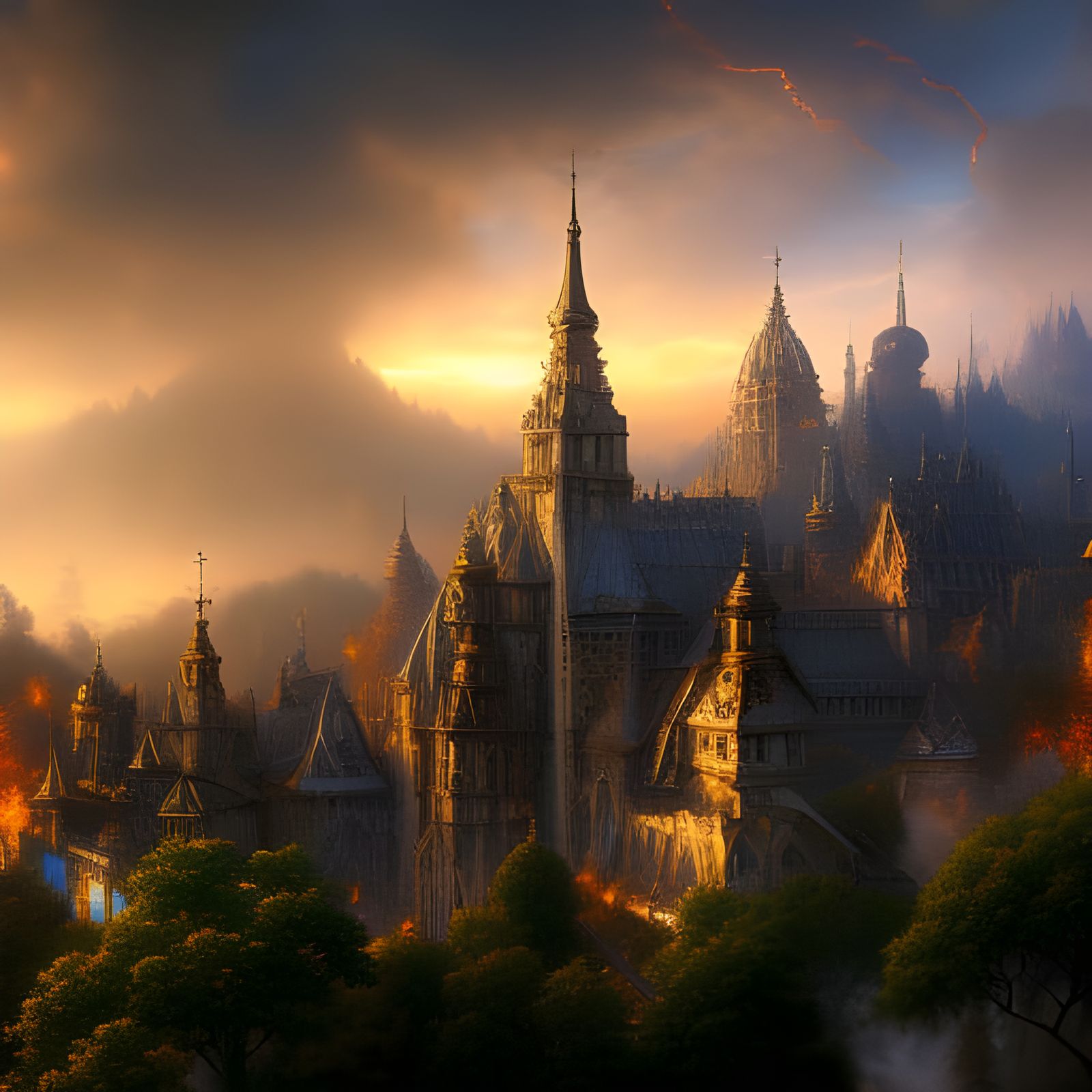 Fantasy Castle  by @Fiste