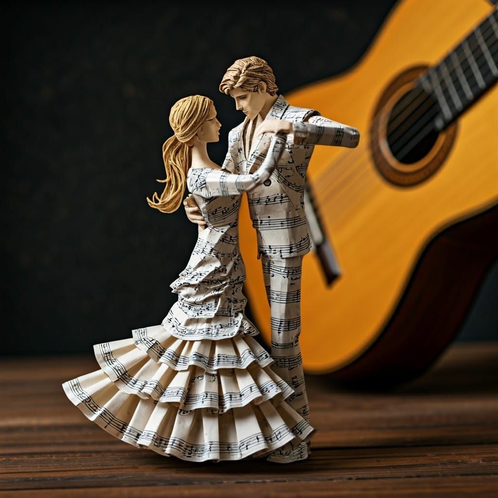 Sheet Music Dancers  by @tttggg