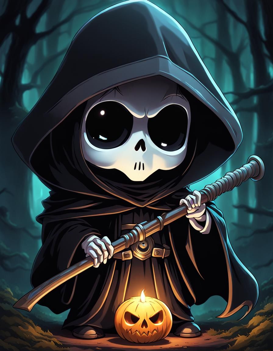 Grim reaper   by @1cheesepuff