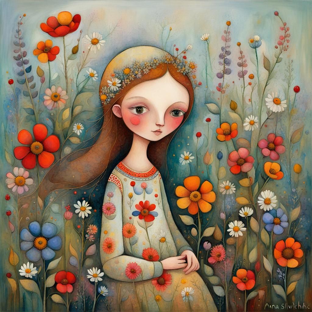 wildflowers  by @Fearn