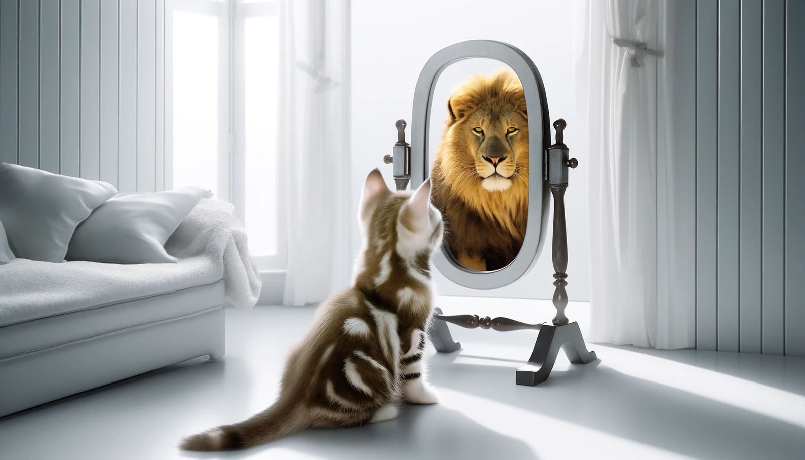 Kitty-mirror-Lien  by @Gab