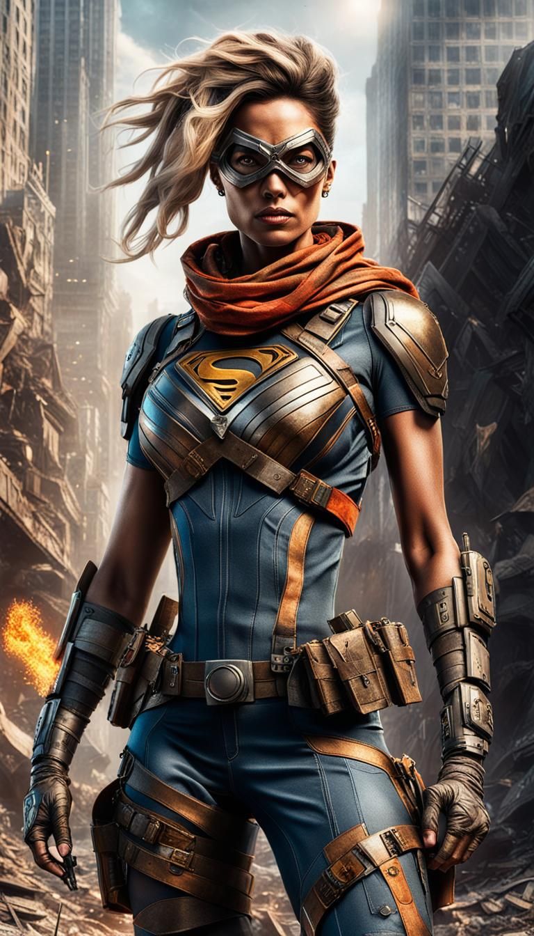 "Apex Valkyrie," a formidable and empowering force in the post-apocalyptic world.  by @Charlotte
