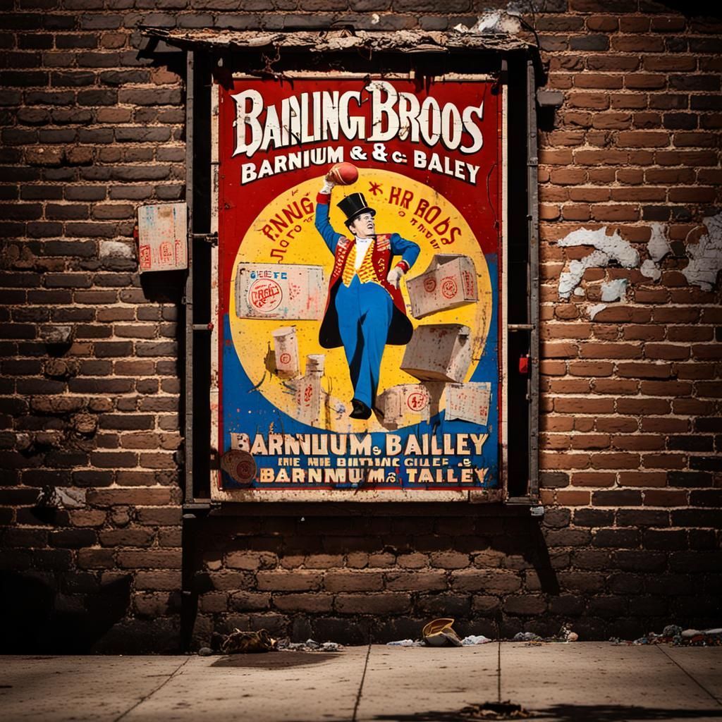 A circus advertisement poster/The Haunted Rail Yard Part 20