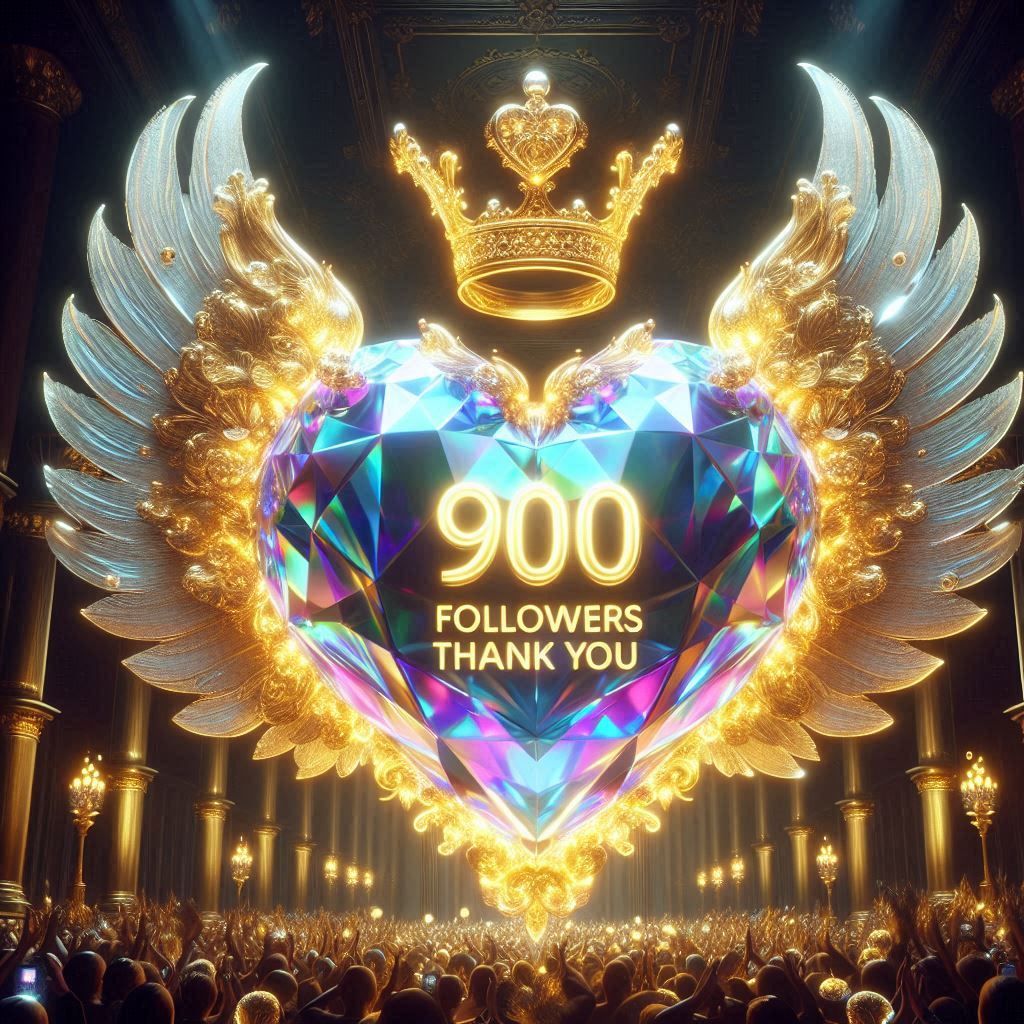 900 FOLLOWERS!