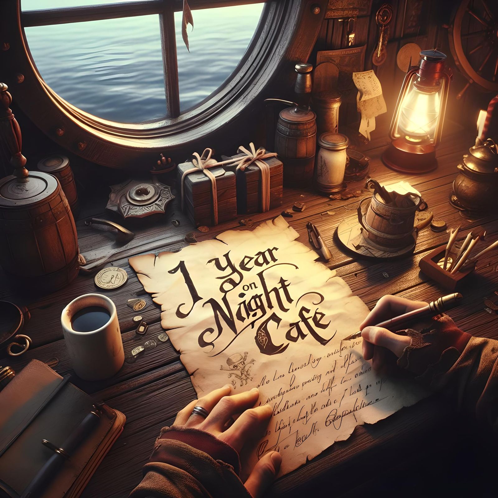 1 Year on Nightcafé🩵