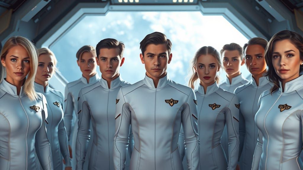 Crew of the Starship Leviathan 