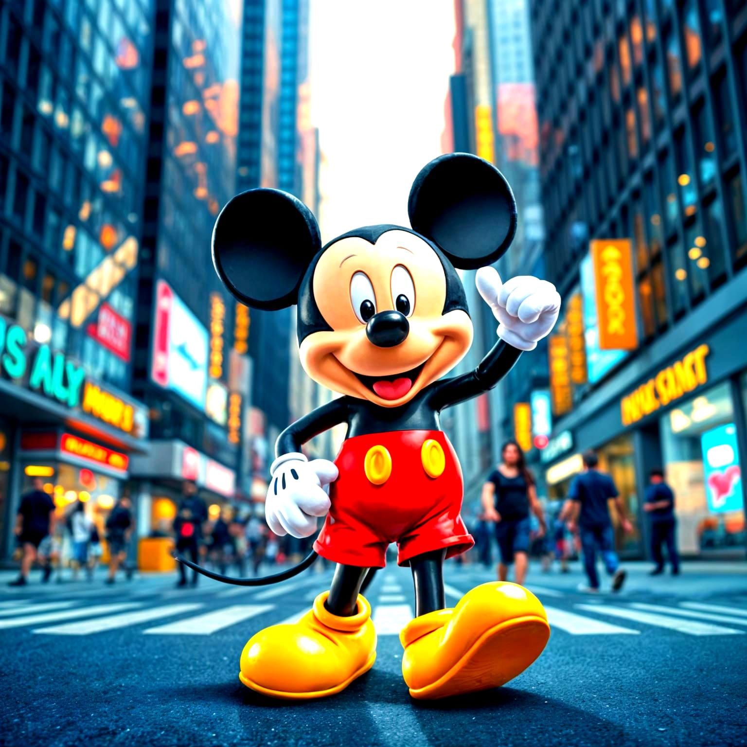 Mickey Mouse Brings Fantasy to Modern Reality