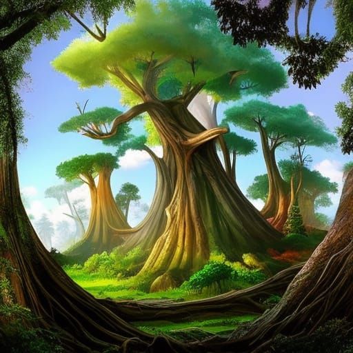 mesozoic forest!