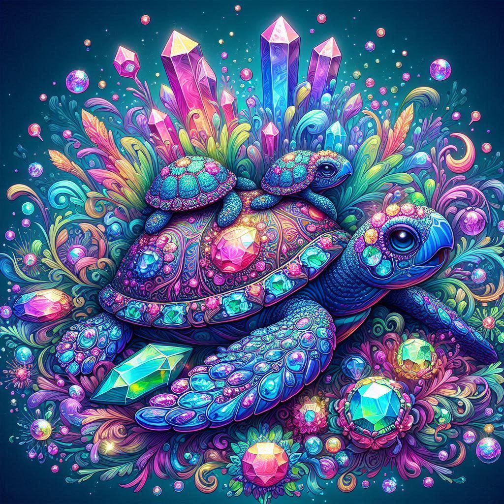 sea turtle & baby sea turtles