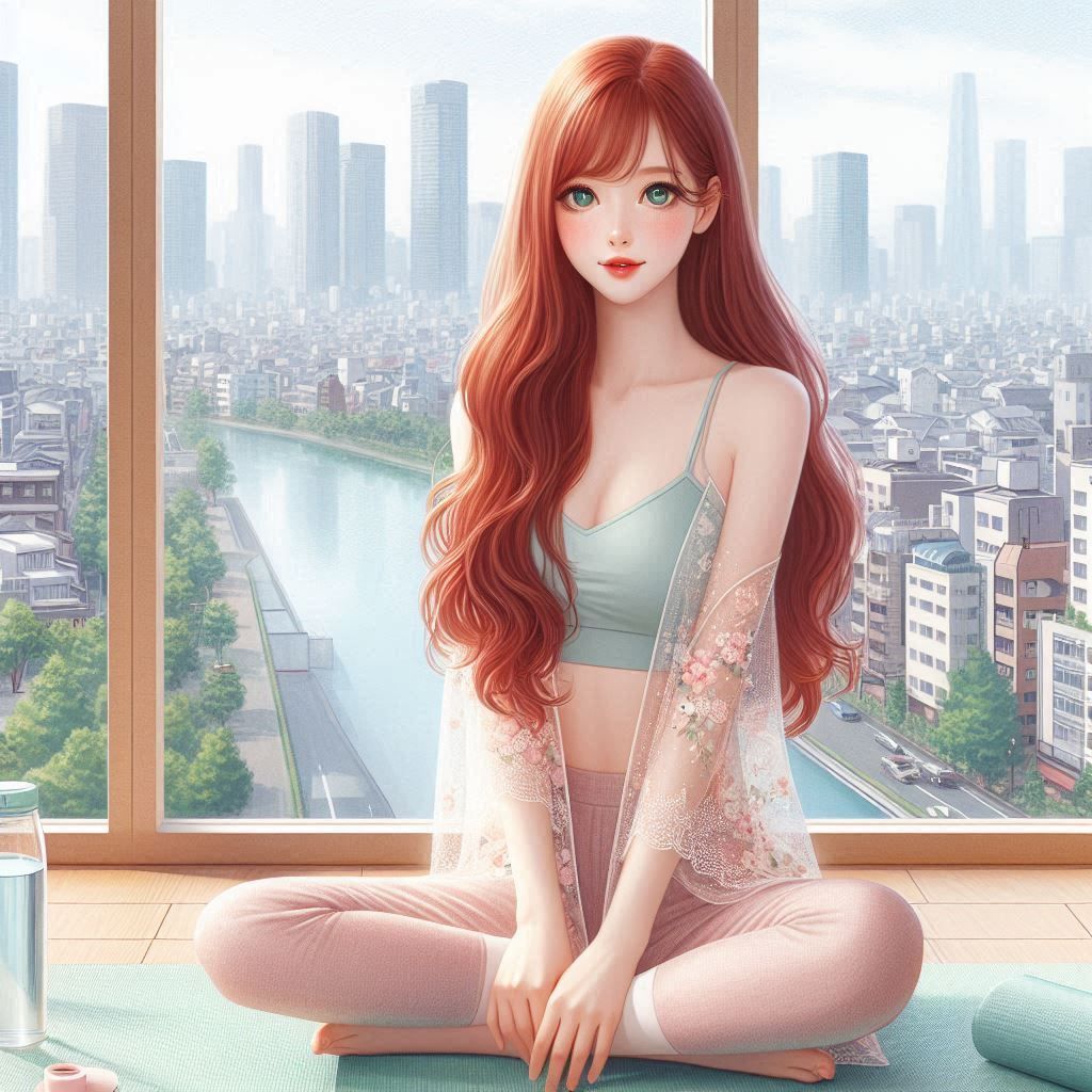 Akane yoga 🧘‍♀️🌞🌸