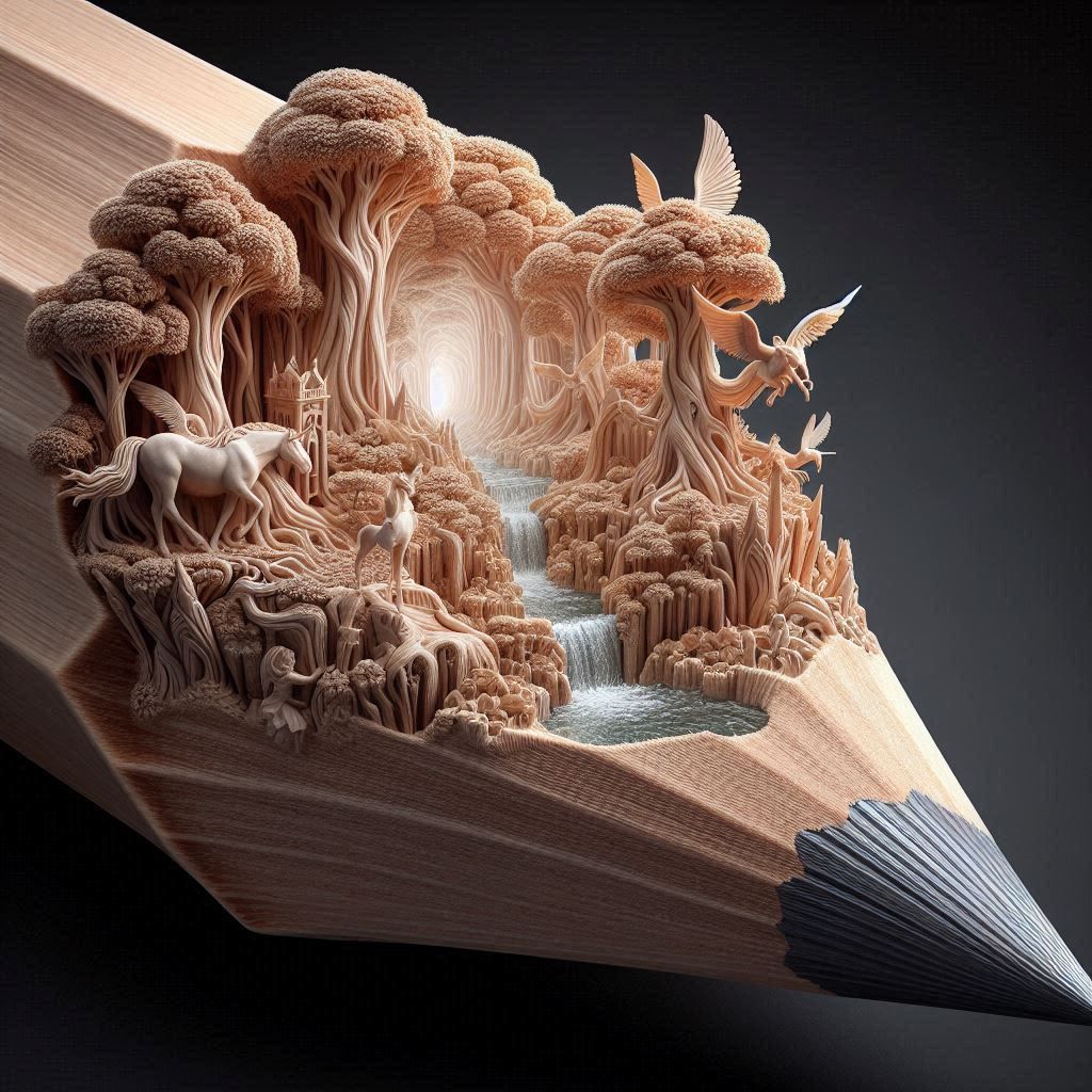 An enchanted forest  by @Artless