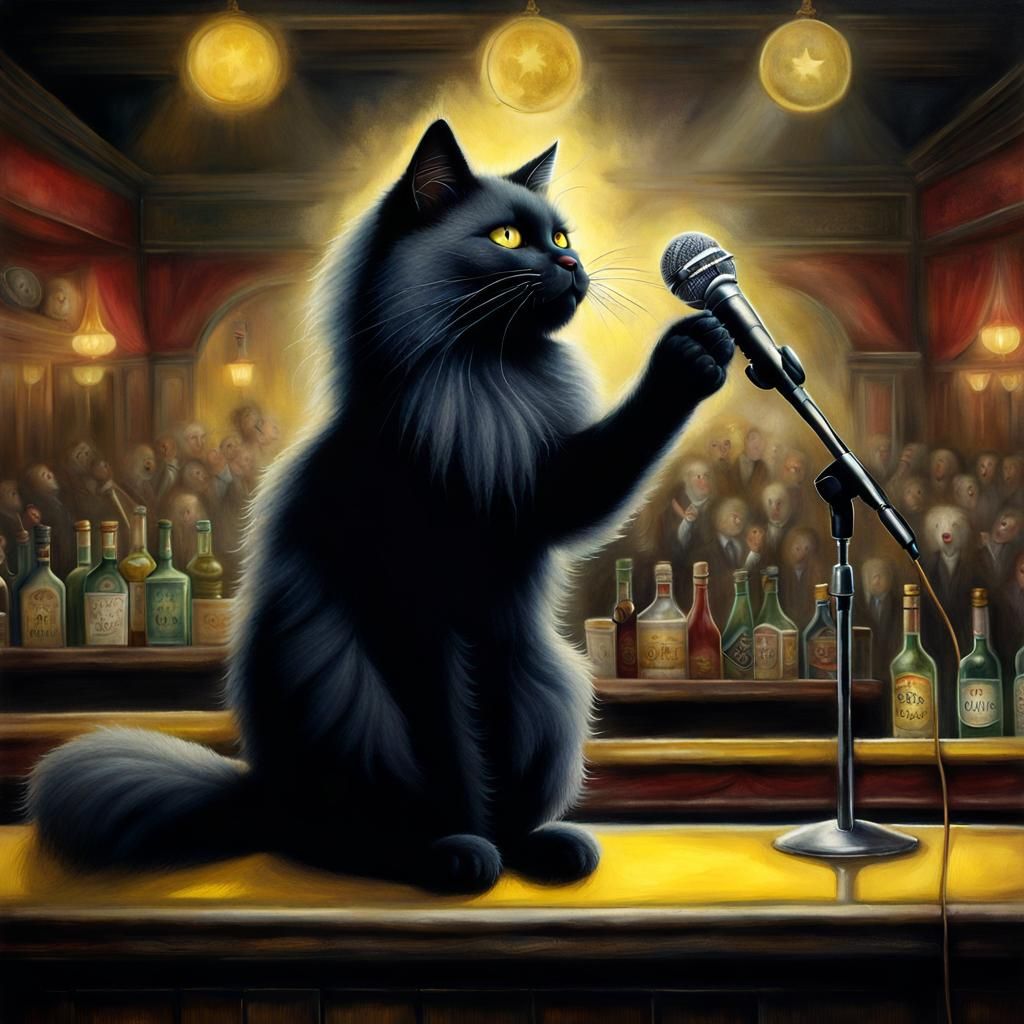 My Nola getting ready for karaoke  by @Niki