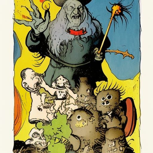The wizard moonlights as a children's entertainer.